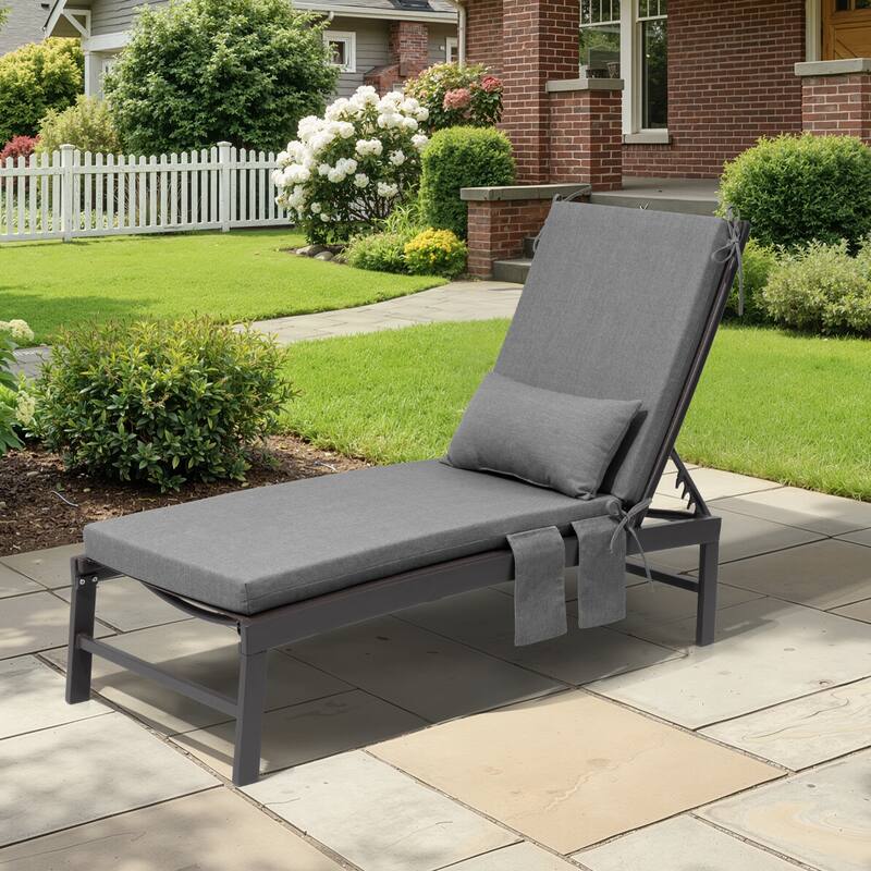 Pellebant Outdoor Lounge Chair Cushions with Pillow