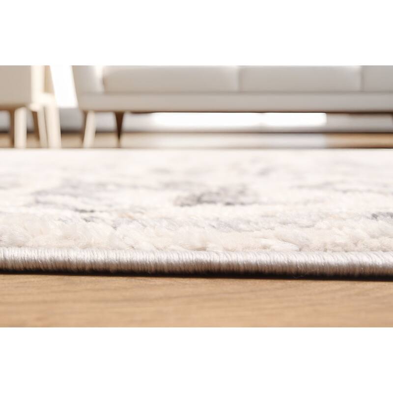 ECARPETGALLERY Machine Made Mira Grey Area Rug