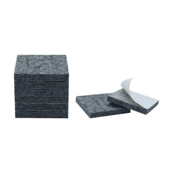 Felt Furniture Pad Square 1 5 8 Self Adhesive Desk Floor Self Adhesive Desk Floor