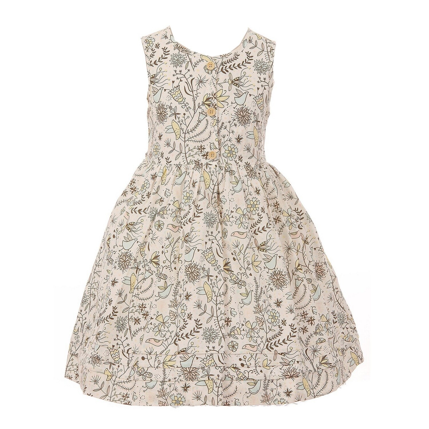 ladies yellow floral dress