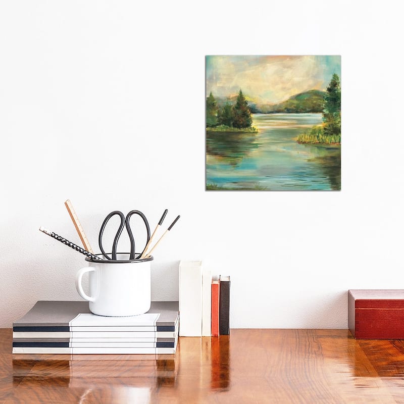 iCanvas "Silver Lake" by Sue Schlabach Canvas Print - 12x12x0.75