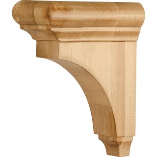 Hardware Resources Corbel with Minimalist Styling, 8"H x 3"W x 6-1/2"D