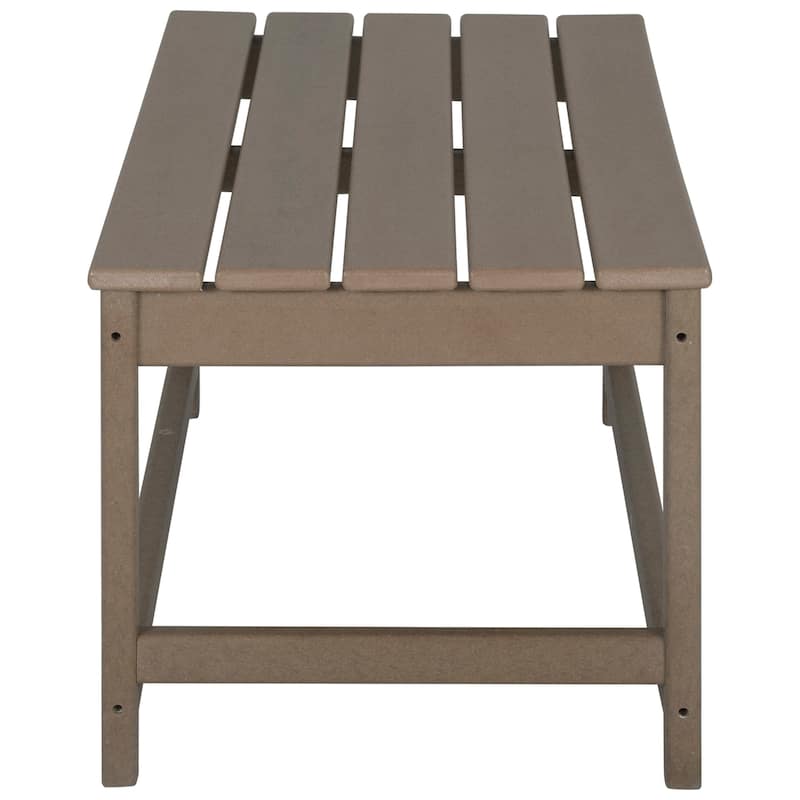 Laguna Hdpe All Weather Outdoor Patio Foldable Adirondack Chairs Conversation Set (3-Piece Set)