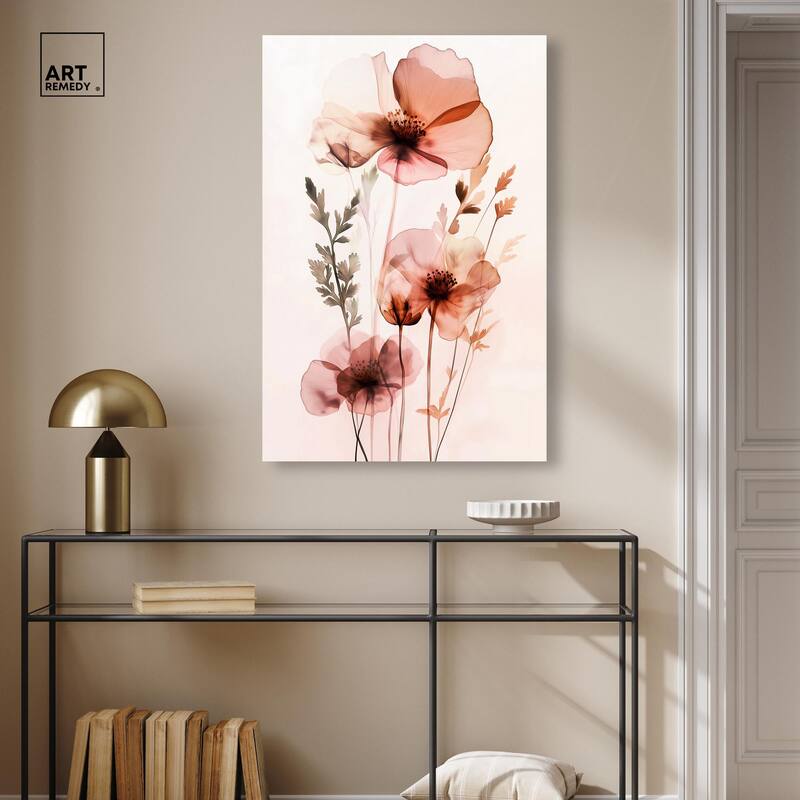 Petal Dye II Canvas by Art Remedy, Gallery Wrapped