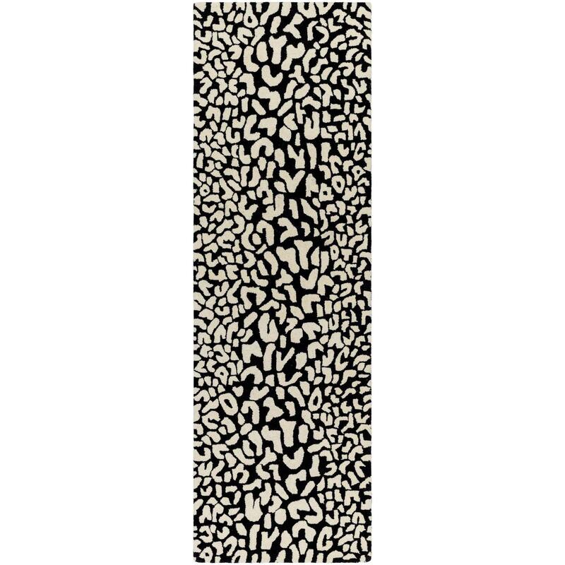 Hand-tufted Jungle Animal Print Wool Area Rug