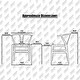 preview thumbnail 2 of 4, White Modern Wood Dining Chair With Back Y Arms Armchair Hemp Seat For Home Restaurant Office Desk Task Work