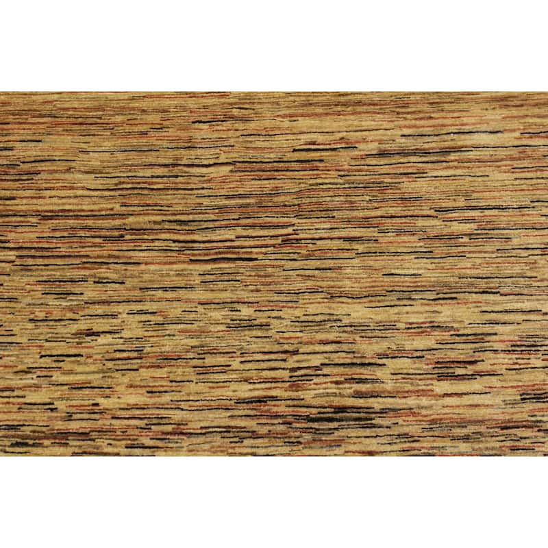 Boho Earthline Gabbeh Hand Knotted Wool Area Rug