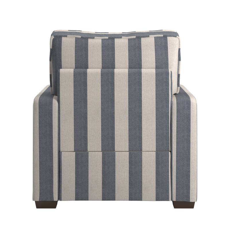 Roros Fabric Upholstered Square Arm Chair by iNSPIRE Q Classic