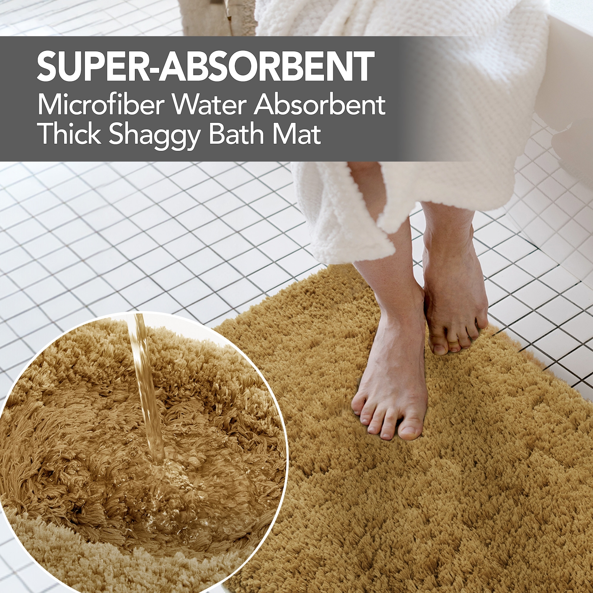 Plush bathroom rugs deals