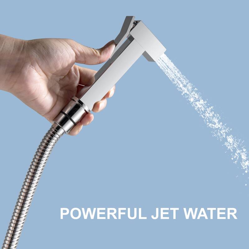 Handheld Bidet Sprayer Stainless Steel Bidet Hand Held Sprayer for Toilet Shattaf Toilet Attachment With Mixer Valve