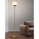 Option BrassBase/WhiteGlassShade