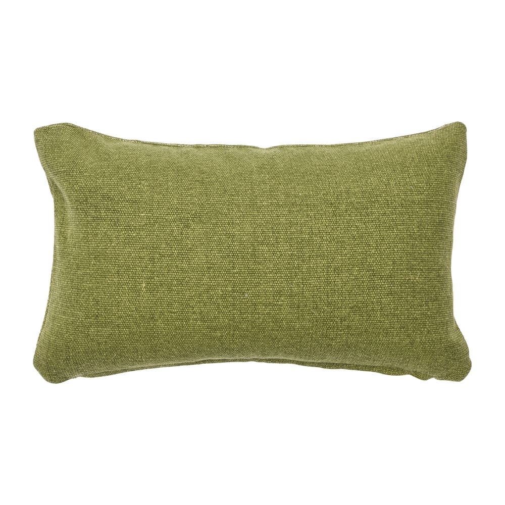 Woven Canvas Lumbar Pillow