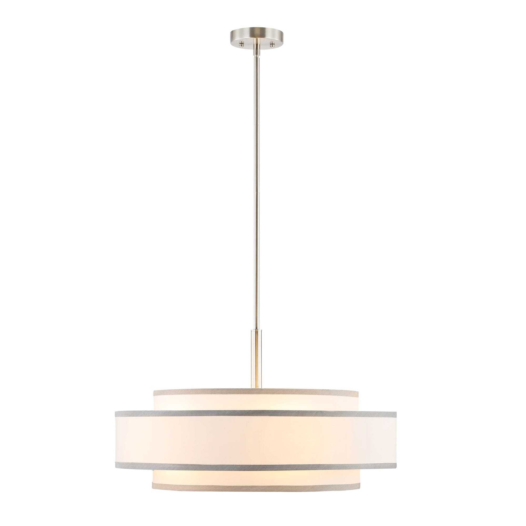 GetLedel 5-Light Double Shaded Drum Chandelier - On Sale GetLedel 5-Light Double Shaded Drum Chandelier - On Sale