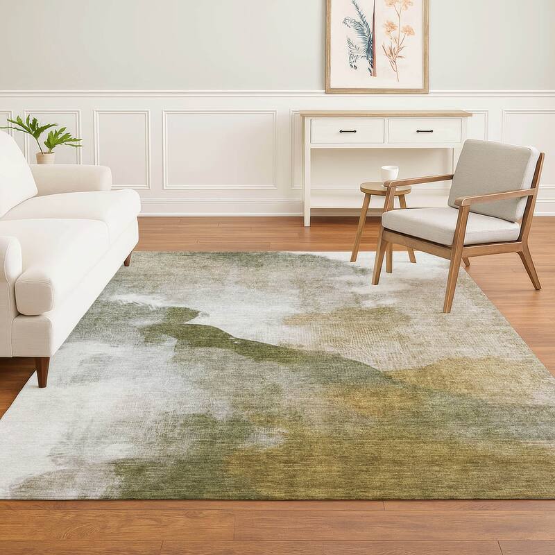 Premium Washable Super Soft Abstract Contemporary Mayfield Rug