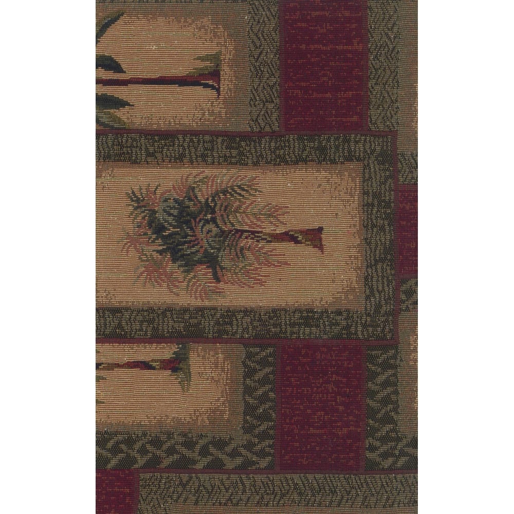 Bali Rattan Double Papasan Chair with Tapestry Cushion