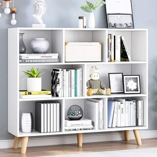 White Box Rack Stands 3-Tier Floor Standing Display Cabinet Rack,White - Bed Bath & Beyond ...