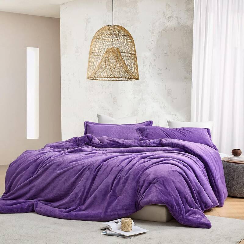 Love Thick® - Chunky Bunny Coma Inducer Oversized Comforter Set - Wild Purple - King