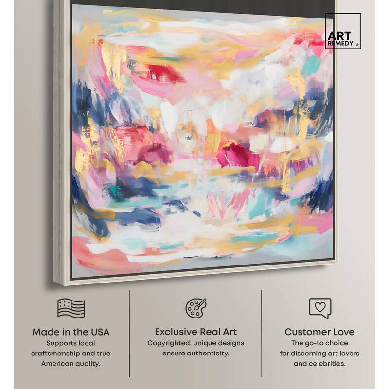 Balipink II Canvas by Art Remedy