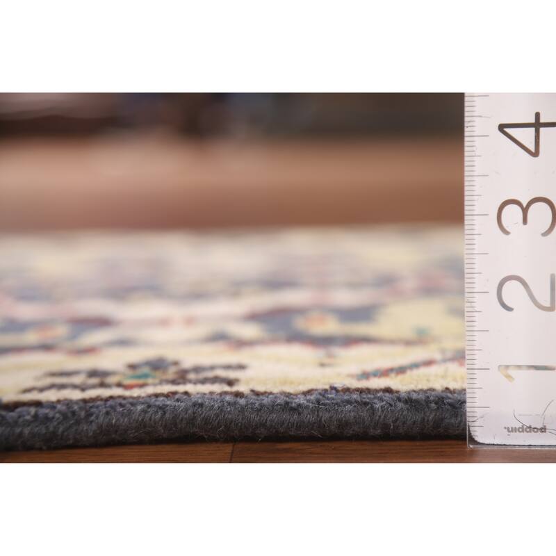 All-Over Indian Oushak Rug Hand-Knotted Wool Carpet - 2'0"x 3'0"