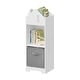 preview thumbnail 20 of 23, Kids Dollhouse Bookcase with Storage