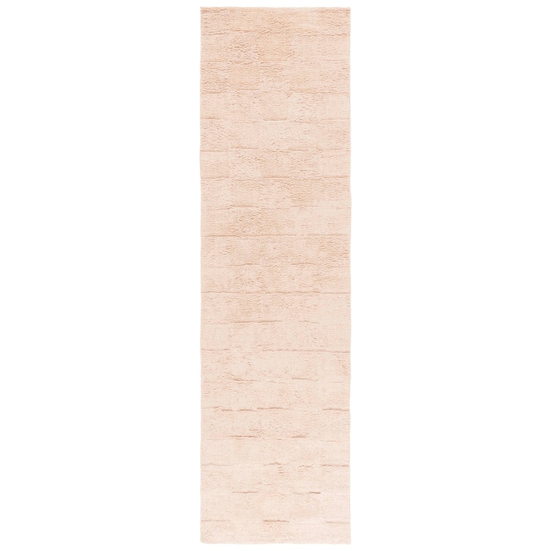 SAFAVIEH Handmade Easy Aygul Care Machine Washable Rug - 2'3" x 9' Runner - Beige - Runner