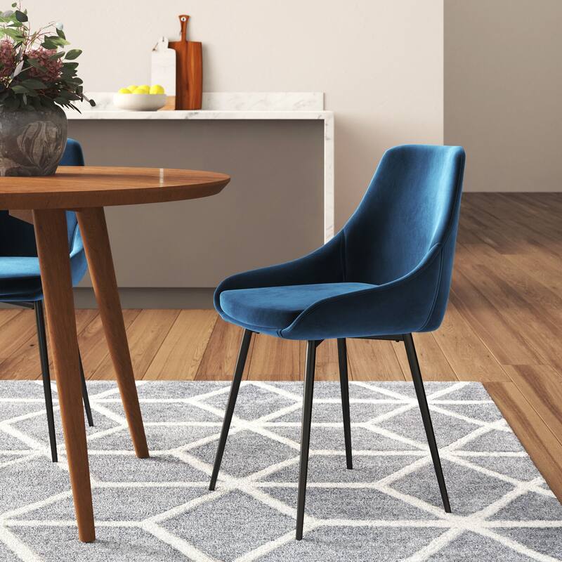 Carson Carrington Ido Velvet Dining Chairs (Set of 2)