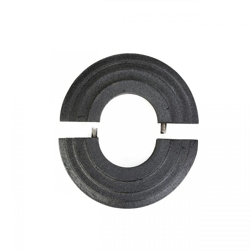 Black Aluminum Radiator Flanges Escutcheon Ring Plate 1.25" ID 3" OD IPS Rust Resistant Renovators Supply