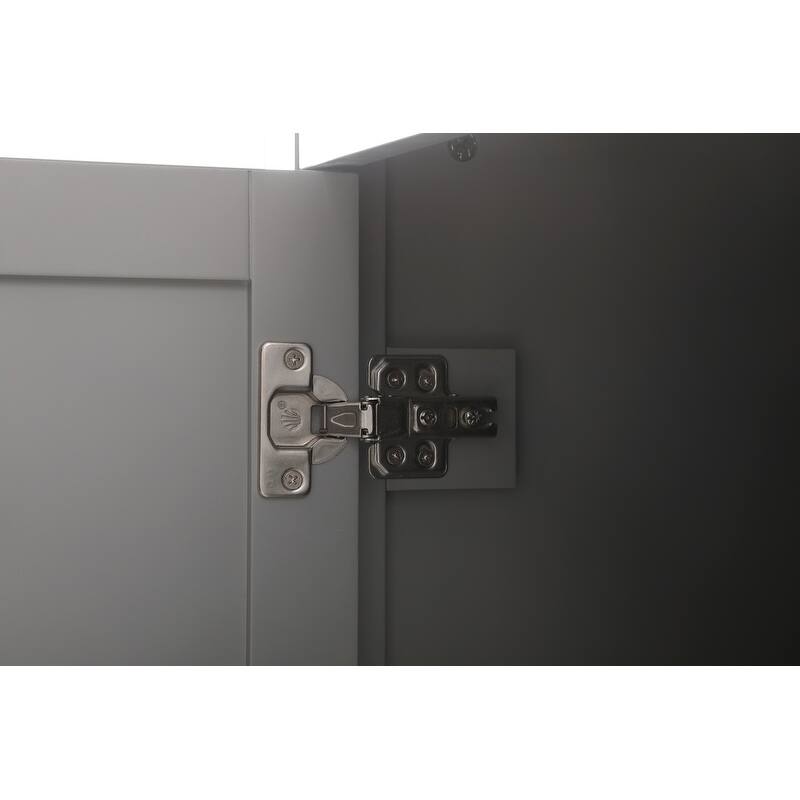 Indigo Home 20 Inch Bathroom Linen Storage Freestanding Cabinet - 20 x 22