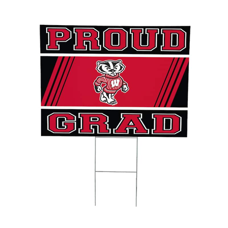 University of Wisconsin-Madison 24" x 18" Graduation Coroplast Outdoor Yard Sign