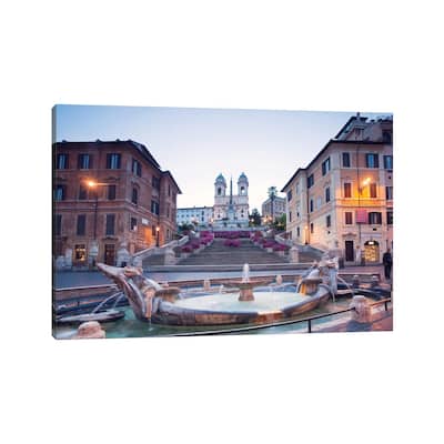 iCanvas "Spanish Steps, Rome" by Matteo Colombo Canvas Print