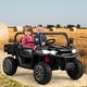 preview thumbnail 1 of 16, 24V Ride on Dump Truck with Remote Control - 46.8" x 26.7" x 25.5"(L x W x H) Black