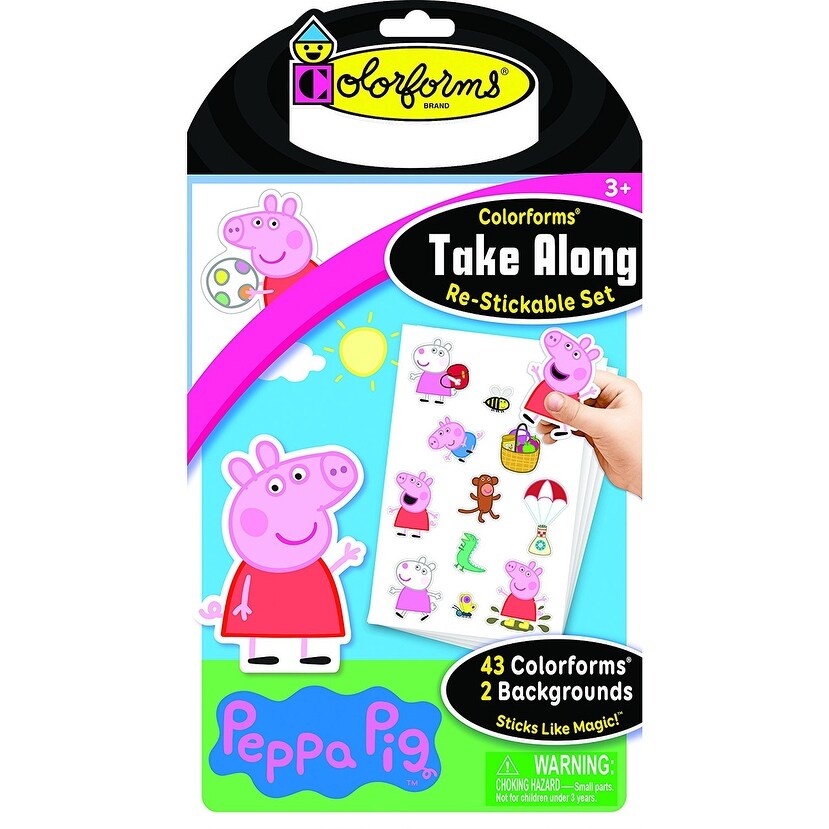 Peppa pig colorforms clearance
