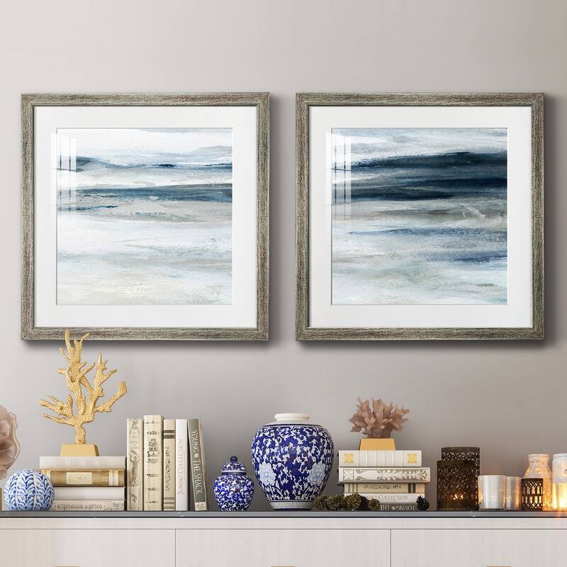 Ocean Currents II- Premium Framed Print - Ready to Hang - Multi-Color