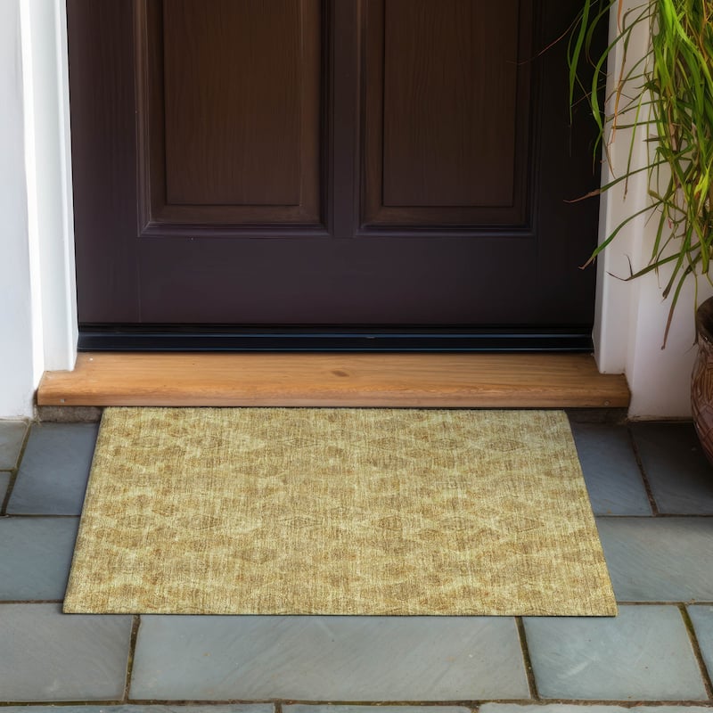 Machine Washable Indoor/ Outdoor Chantille Modern Boho Rug