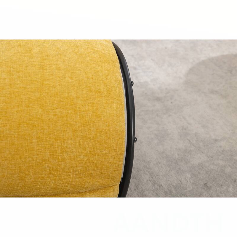 Chenille Swivel Barrel Chair