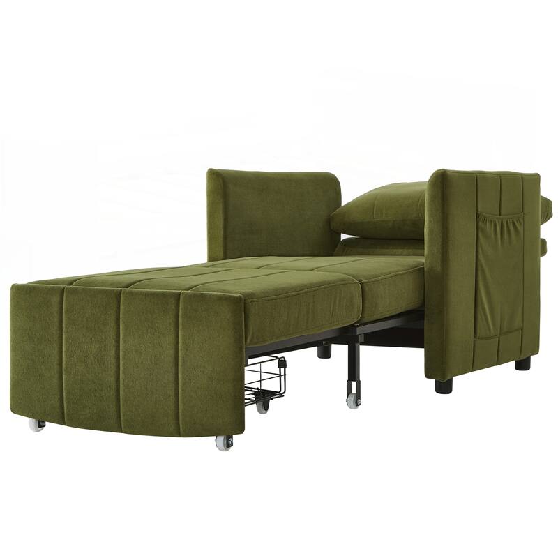 Upholstered Convertible Sleeper Sofa
