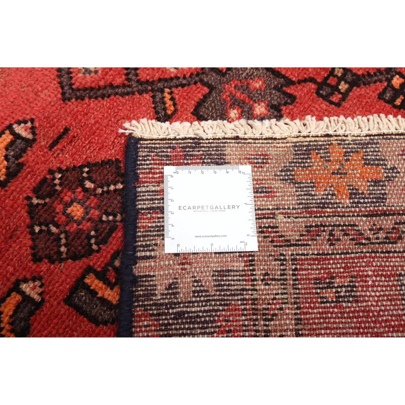 ECARPETGALLERY Hand-knotted Andelz Red Wool Rug - 3'6 x 6'1