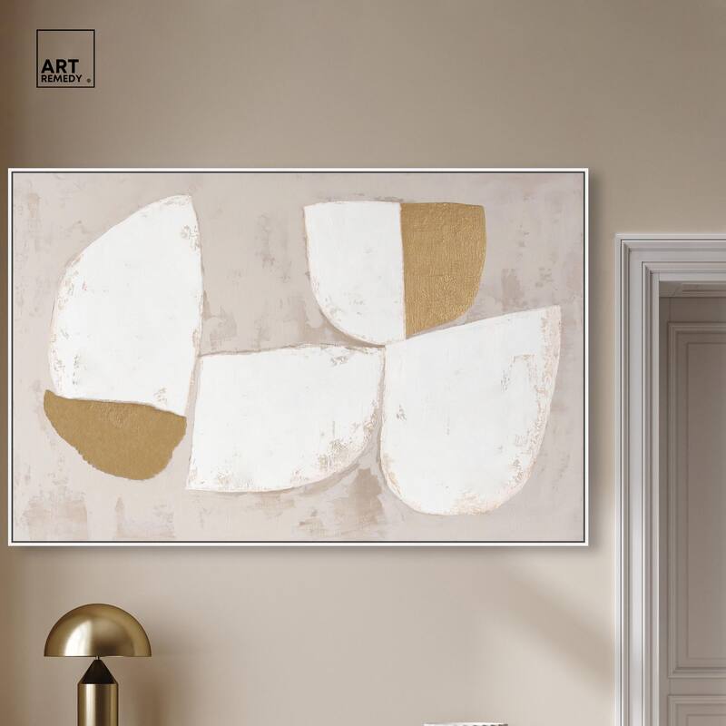 Gilded Cairn III Canvas by Art Remedy