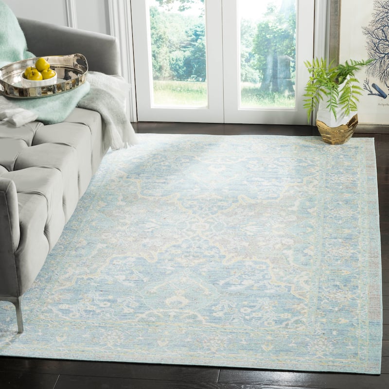SAFAVIEH Windsor Arberie Shabby Chic Oriental Polyester Rug