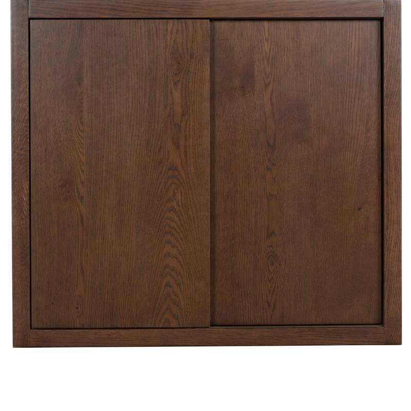 SAFAVIEH Couture Elanna Wood 4-Shelf Bookcase - 43"W x 15"D x 76"H