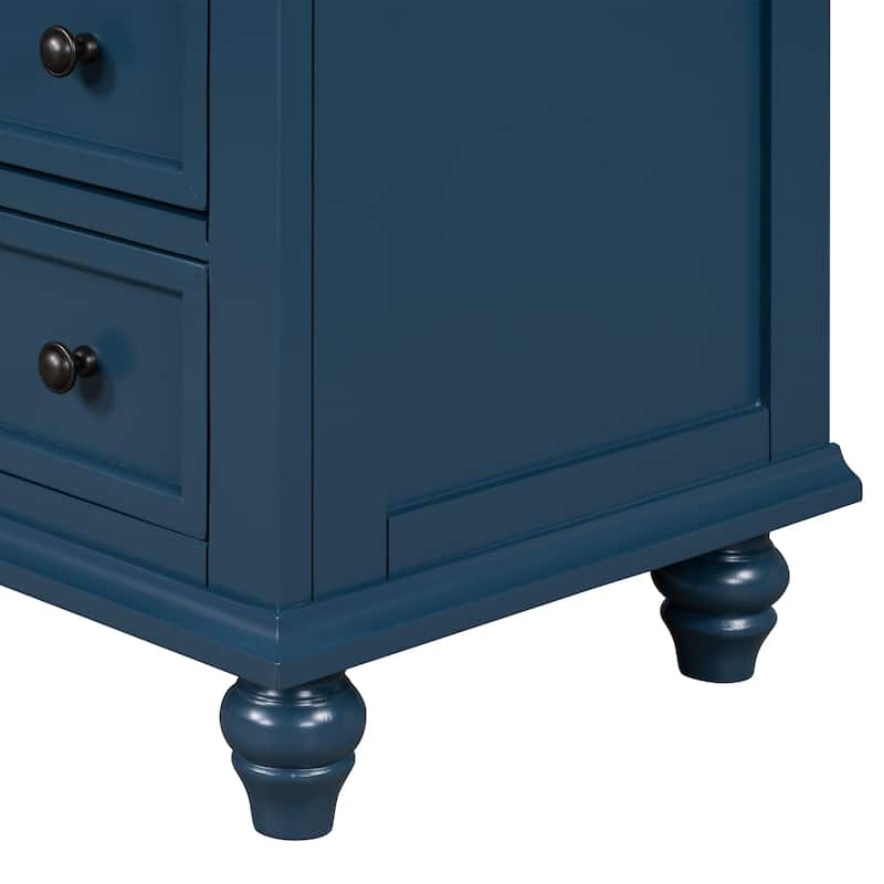 Wood Tea & Coffee Table Lamp Table Blue Sofa Side Table