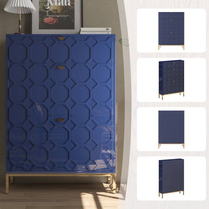 Shoe cabinet for 24 pairs of shoes