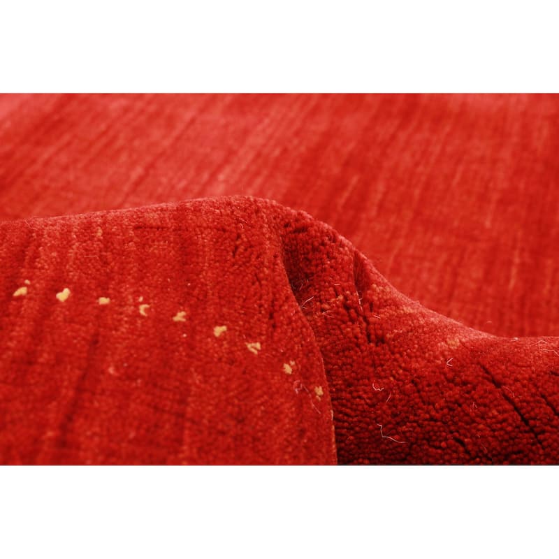 Kashkuli Gabbeh Red Rug 4'7" x 6'6" - 4'7 x 6'6