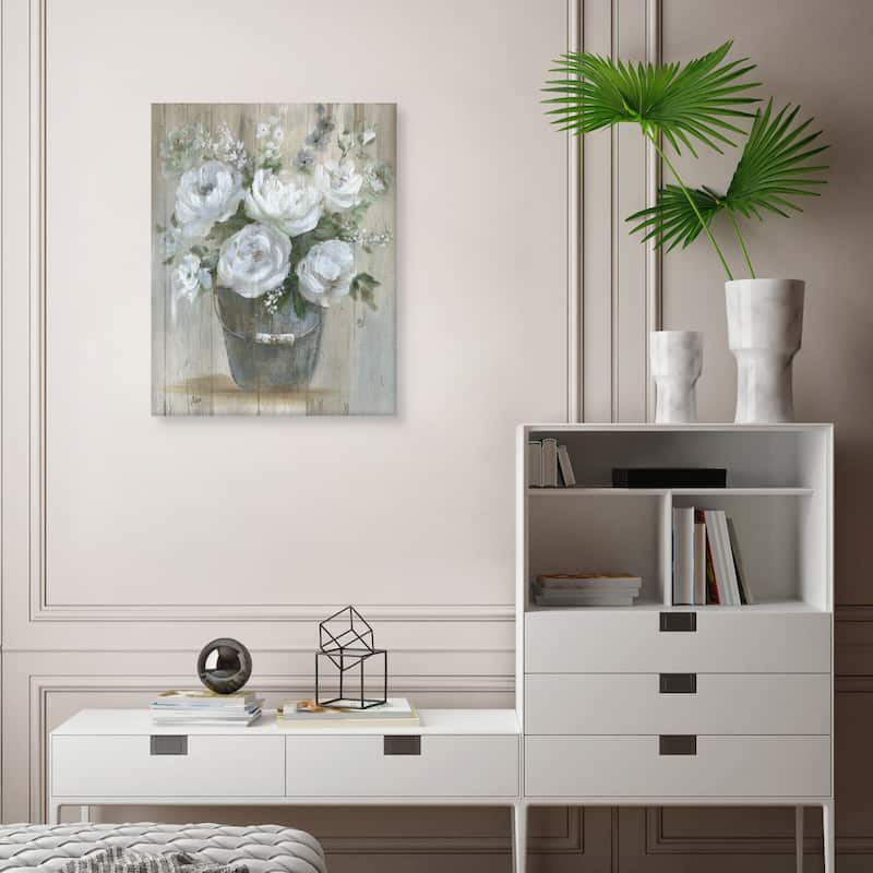 Wild Roses by Nan Canvas Art Print