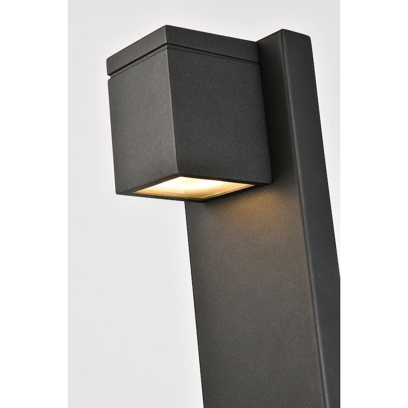Elegant Lighting Raine 4-3/4" Wide LED Outdoor Wall Sconce