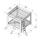 preview thumbnail 8 of 15, Olympic Queen over Queen Bunk Bed with Ladder on End