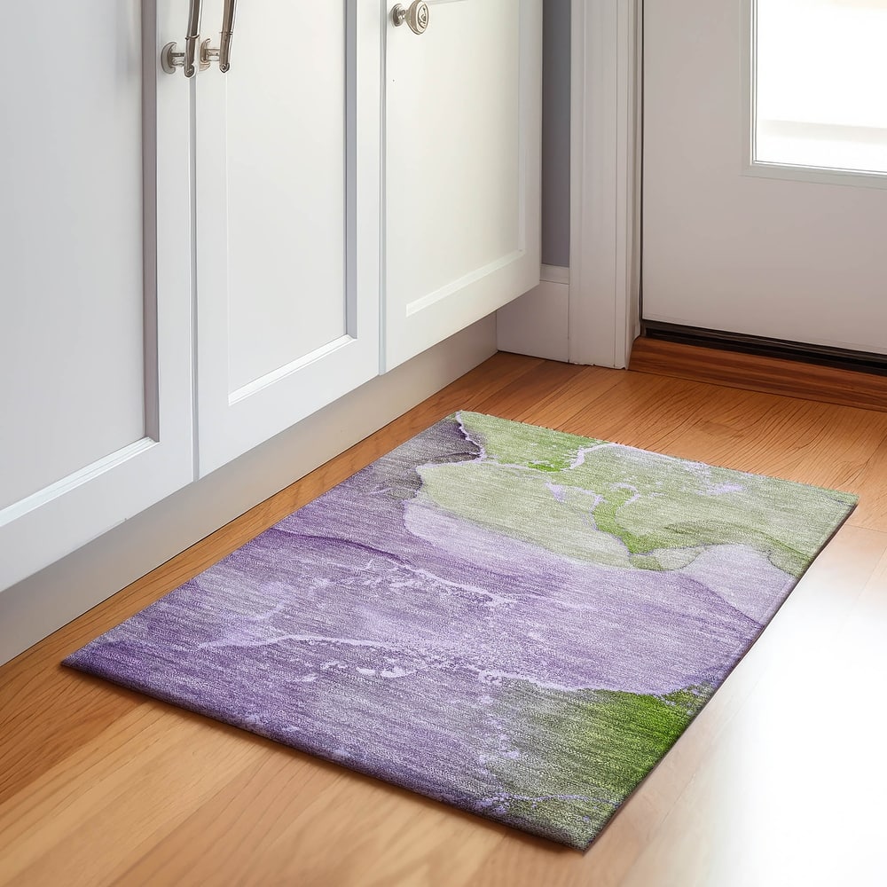 Premium Washable Super Soft Abstract Flow Contemporary Mayfield Rug