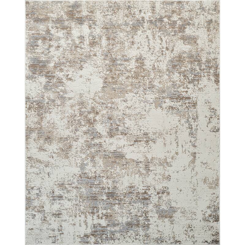 High-Low Pablo Rug - 10'0" x 14'0" - Beige/Brown