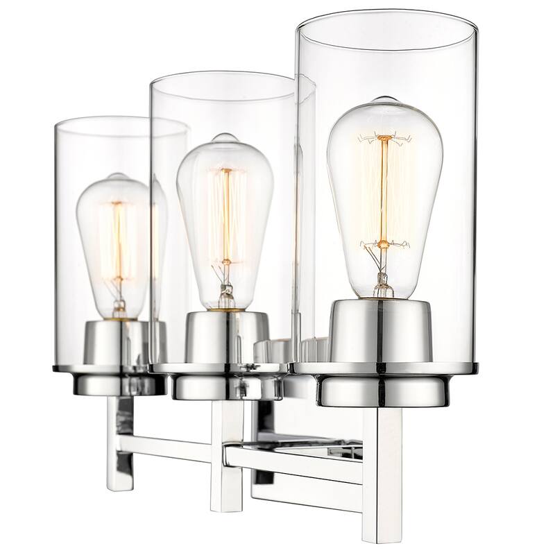 Millennium Lighting Janna Vanity Light with Clear Glass Shades