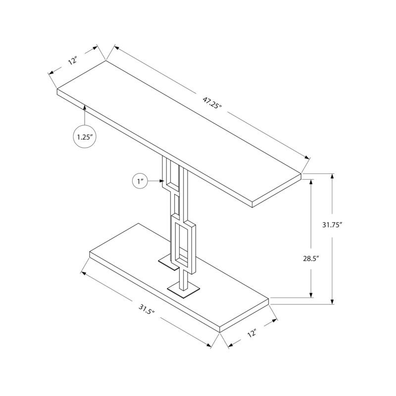 Accent Table - White